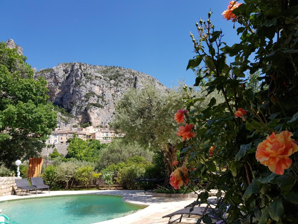 Bed and Breakfast Bastide des Oliviers à Moustiers-Sainte-Marie Extérieur photo
