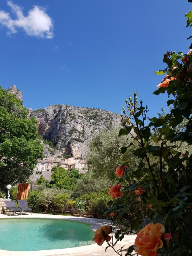 Bed and Breakfast Bastide des Oliviers à Moustiers-Sainte-Marie Extérieur photo